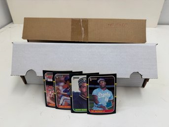 (2) 1987 Donruss  Topps Complete Baseball Card Sets W Rookies Bonds McGwire Bo Jackson NM