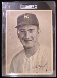 1947-50 Bob Porterfield Yankees Picture Pack Photo - SGC 1.5