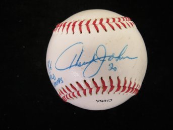 Howard Johnson 1986 New York Mets Single Signed Baseball
