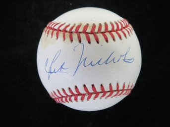 Chet Nichols Boston Braves Single Signed Official National League Baseball