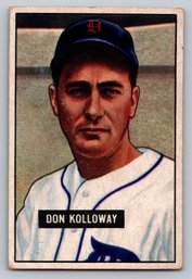 1951 Bowman Don Kolloway Baseball Card - VG-EX
