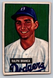 1951 Bowman Ralph Branca Baseball Card - G-VG