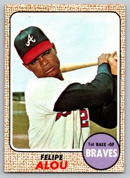 1968 Topps Felipe Alou Baseball Card - EX-MT