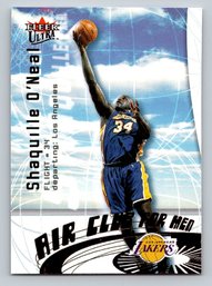 2000-01 Fleer Ultra Air Club For Men Shaquille O'Neal Basketball Card - MINT