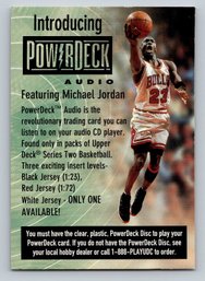 1997-98 Upper Deck  Powerdeck Michael Jordan Basketball Card - MINT
