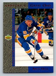 1993-94 Upper Deck Gretzky's Great Ones Brett Hull Insert Hockey Card - MINT