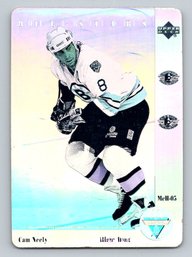 1991-92 McDonald's Upper Deck Hologram Cam Neely Hockey Insert Card - MINT