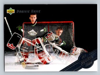 1992-93 Upper Deck Dominik Hasek All-Rookie Team Insert Hockey Card - MINT
