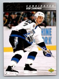 1992 Upper Deck Calder Candidates #CC4 Rob Zamuner Hockey Card - MINT