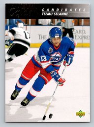 1992 Upper Deck Calder Candidates Teemu Selanne Hockey Card - MINT