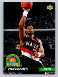 1992-93 Upper Deck All-Division Kevin Duckworth Insert Basketball Card - MINT