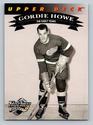 1992-93 Upper Deck Hockey Heroes Gordie Howe Insert Card - MINT