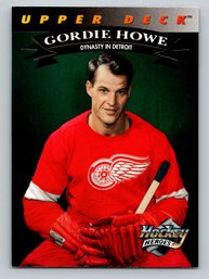 1992-93 Upper Deck Hockey Heroes Gordie Howe Insert Card - MINT