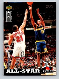1994 Collector's Choice Latrell Sprewell #198 Basketball Card - NM - Signature Parallel