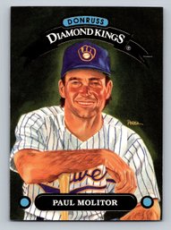 1992 Donruss Paul Molitor Diamond King Insert Baseball Card - MINT