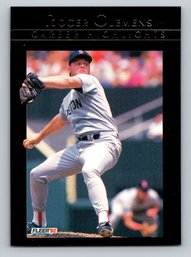 1992 Fleer Roger Clemens Insert Baseball Card - MINT