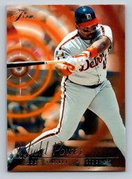 1995 Flair Cecil Fielder  Infield Power Insert Baseball Card - MINT