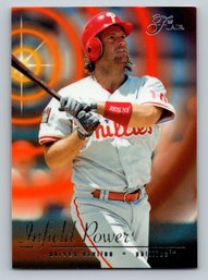 1995 Flair Darren Daulton  Infield Power Insert Baseball Card - MINT