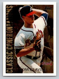 1996 Topps #CC14 Tom Glavine Classic Confrontations Baseball Card - MINT