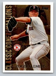 1996 Topps Roger Clemens Classic Confrontations Baseball Card - MINT