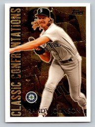 1996 Topps Randy Johnson Classic Confrontations Baseball Card - MINT