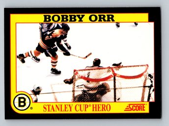 1991 Score Bobby Orr Hockey Insert Card - MINT