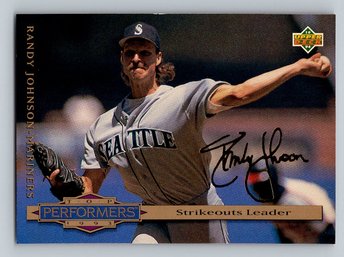 1994 Upper Deck Collector's Choice Randy Johnson Baseball Card - Gold Border Parallel - MINT