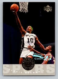 1995-96 Upper Deck Dennis Rodman Basketball Card  Electric Court Parallel