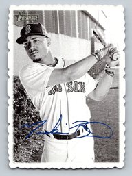 2018 Topps Heritage 1969 Topps Deckle Edge #14 Mookie Betts  Baseball Card - MINT