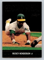 1991 Leaf Gold Rookies Rickey Henderson Baseball Card - MINT