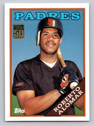 2001 Topps 1988 Roberto Alomar Rookie Reprint Insert Baseball Card - MINT