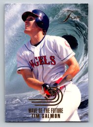 1993 Fleer Flair Tim Salmon Wave Of The Future Insert Baseball Card - MINT