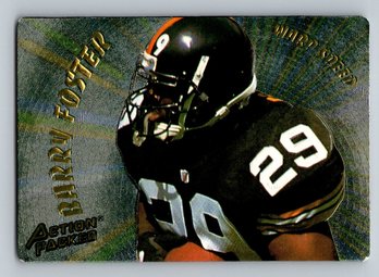 1994 Action Packed Warp Speed Barry Foster Insert Football Card - NM