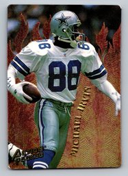 1994 Action Packed Warp Speed Michael Irvin Insert Football Card - MINT