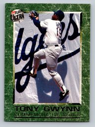 1992 Fleer Ultra Tony Gwynn Commemorative Series Insert Baseball Card - MINT