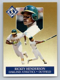 1991 Fleer Ultra Team Rickey Henderson Insert Baseball Card - MINT