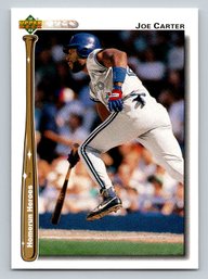 1992 Upper Deck Joe Carter Homerun Heroes Baseball Cards - Game In Jumbo Packs - MINT