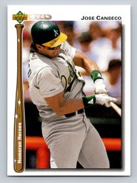 1992 Upper Deck Jose Canseco Homerun Heroes Baseball Cards - Game In Jumbo Packs - MINT