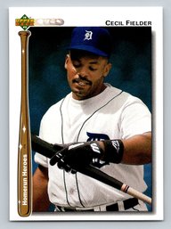1992 Upper Deck Cecil Fielder Homerun Heroes Baseball Cards - Game In Jumbo Packs - MINT