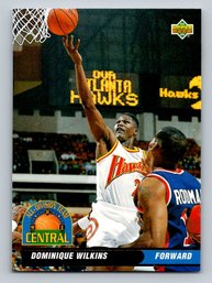 1992-93 Upper Deck Dominique Wilkins All-Division Team Insert Basketball Team - MINT