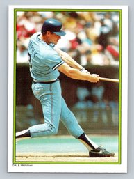 1986 Topps Glossy Dale Murphy Baseball Card - MINT