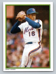 1986 Topps Glossy Dwight Gooden Baseball Card - MINT
