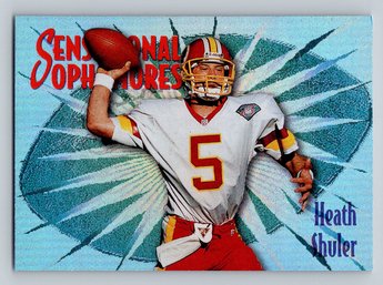 1995 Topps Heath Shuler Sensational Sophomore Insert Football Card - MINT