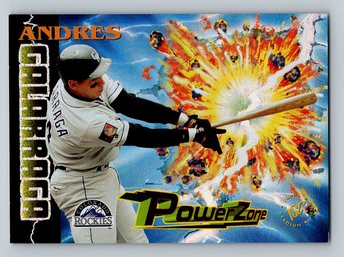 1995 Topps Stadium Club Power Zone Andres Galarraga Insert Baseball Card - MINT
