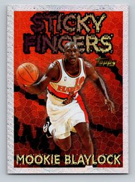 1996 Topps Season's Best Mookie Blaylock Insert Basketball Card - MINT