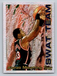 1996 Topps Season's Best Alonzo Mourning Insert Basketball Card - MINT