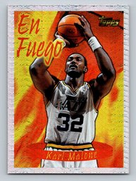 1996 Topps Season's Best Karl Malone Insert Basketball Card - MINT