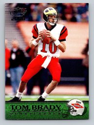 2000 Pacific Tom Brady Football Rookie Card - Mint