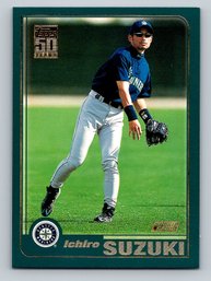 2001 Topps Ichiro Suzuki Rookie Baseball Card - MINT
