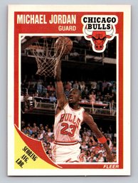 1989 Fleer Michael Jordan Basketball Card - Near Mint